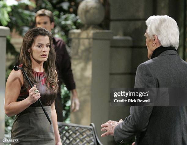 Melissa Claire Egan , Adam Mayfield and David Canary in a scene that airs the week of February 22, 2010 on Disney General Entertainment Content via...
