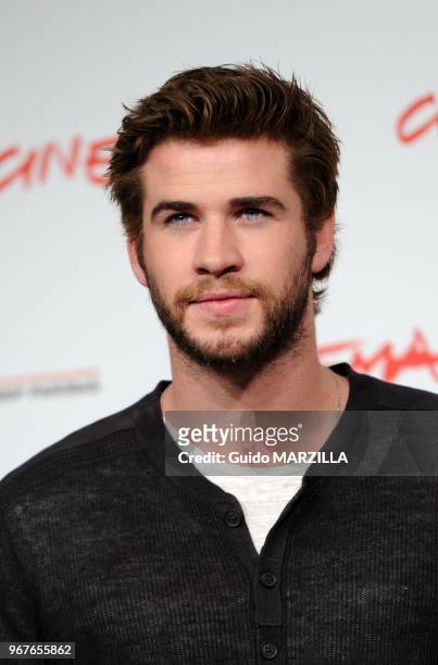 Liam Hemsworth attends the 'The Hunger Games: Catching Fire' Photocall during the 8th Rome Film Festival on November 14, 2013 in Rome, Italy.