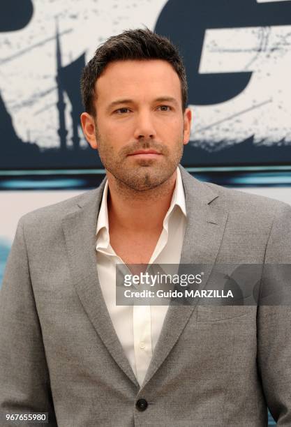 Actor and film director Ben Affleck attends the photocall of "Argo" on October 19, 2012 in Rome, Italy. "Argo" is about the rescue of US diplomats...