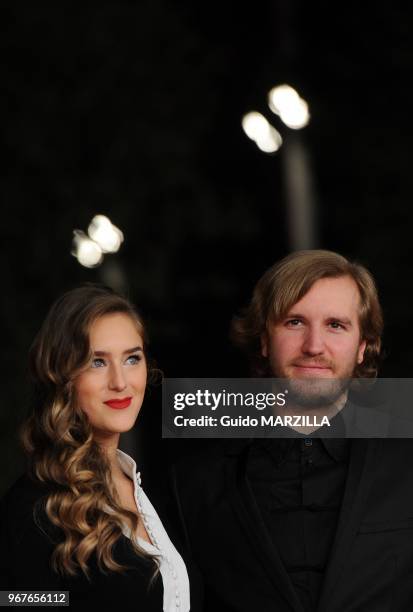 French director Nicolas Bary and girlfriend attend the 'Au Bonheur Des Ogres' Premiere during the 8th Rome Film Festival on November 13, 2013 in...