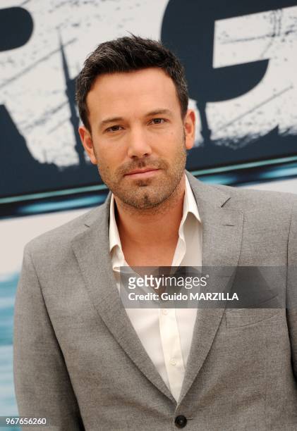 Actor and film director Ben Affleck attends the photocall of "Argo" on October 19, 2012 in Rome, Italy. "Argo" is about the rescue of US diplomats...