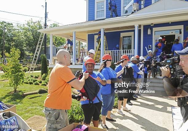 Extreme Makeover: Home Edition" travels to Prince George's County, MD - with celebrity volunteer Tyler Perry -- to tell Nikema, aka "Tripp," and...