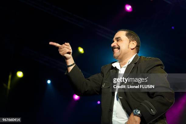 Yumuri Y Sus Hermanos performing live at the Paleo festival of Nyon on July 24, 2011 at Nyon in Switzerland.