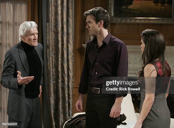 David Canary , Adam Mayfield and Melissa Claire Egan in a scene that airs the week of February 22, 2010 on Disney General Entertainment Content via...