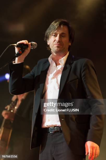 Thomas Dutronc performing live at the Paleo Festival of Nyon on July 21, 2012 in Nyon, Switzerland.