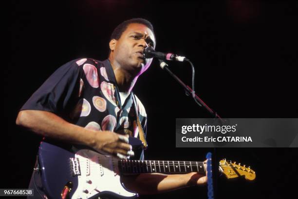 Robert Cray en concert le 18 juillet 1995, France.