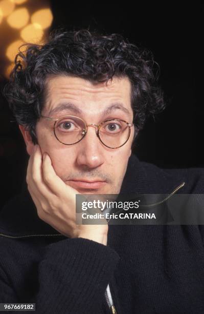 Portrait de l'acteur et réalisateur Alain Chabat pour la sortie du film 'Didier' le 12 janvier 1997 Paris, France.