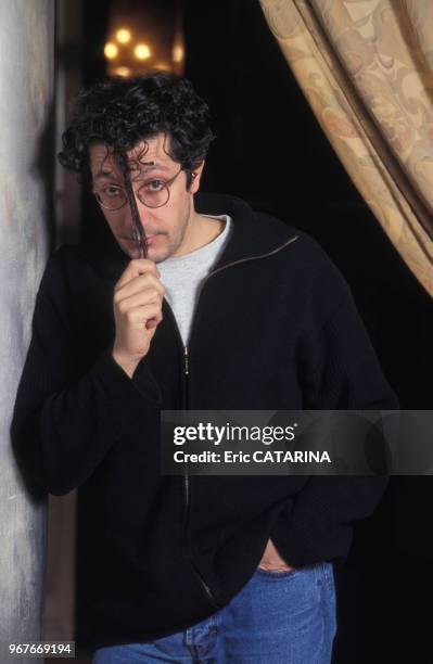 Portrait de l'acteur et réalisateur Alain Chabat pour la sortie du film 'Didier' le 12 janvier 1997 Paris, France.