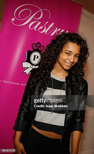 Jessica Jarrell is pictured at the launch of Pastry Box of Chocolates shoe line on February 16, 2010 in Las Vegas, Nevada.