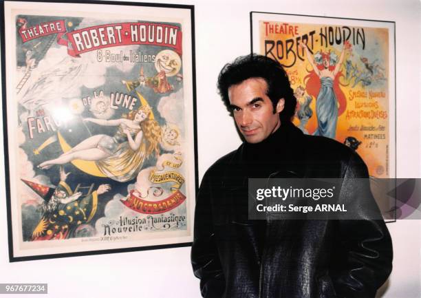 Portrait du magicien américain David Copperfield lors d'une exposition sur la magie au Musée d'Orsay le 18 septembre 1995 à Paris, France.