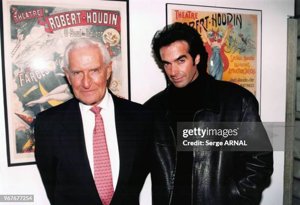 Portrait du magicien américain David Copperfield lors d'une exposition sur la magie au Musée d'Orsay le 18 septembre 1995 à Paris, France.