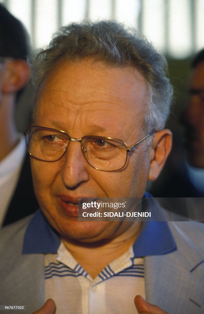 Le premier ministre Bélaïd Abdessalam en 1992