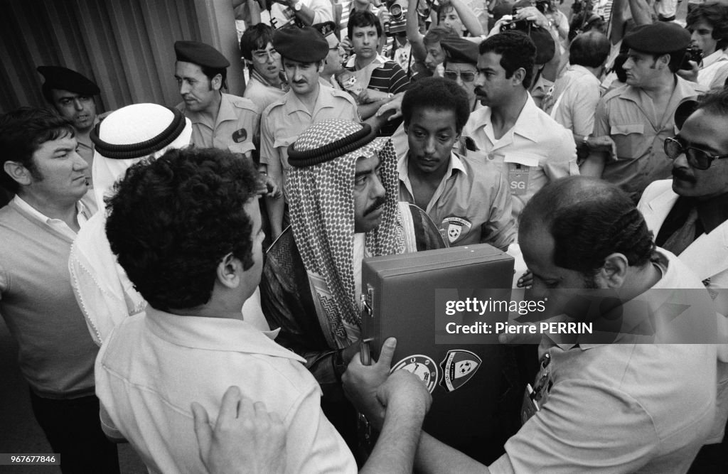Fahid Al-Ahmad, ministre des sports du Koweit en 1982