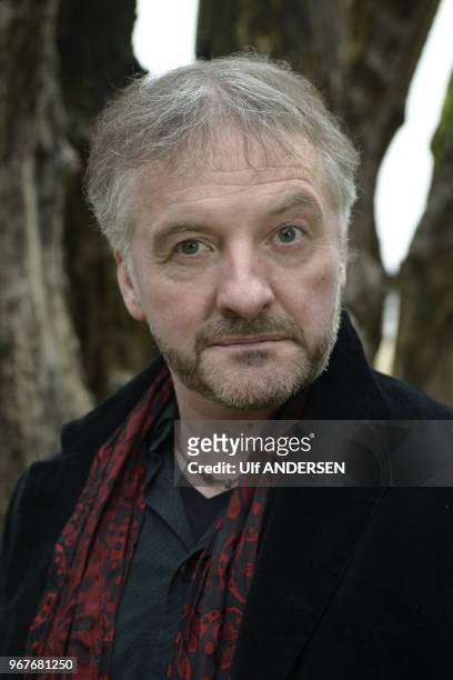 Irish writer John Connolly session portrait on May 19, 2013 in Saint-Malo, France.