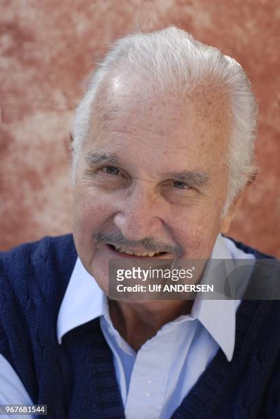 Aix en Provence, France Carlos Fuentes, Mexican writer.