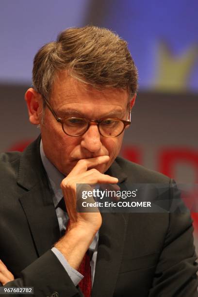 French minister of education Vincent Peillon attends to Socialist Parliamentary congress days on September 19, 2012 in Dijon, France.