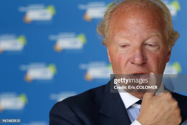 Brice Hortefeux attends at Parliamentary days of the UMP party on September 27, 2012 in Marcq-En-Baroeul, France.