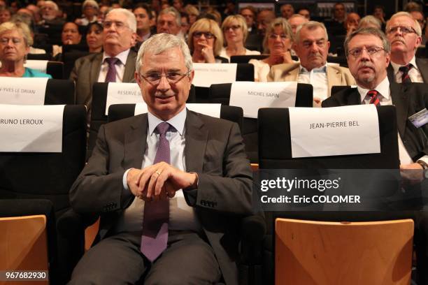 French national assembly president Claude Bartolone attends to Socialist Parliamentary congress days on September 19, 2012 in Dijon, France.
