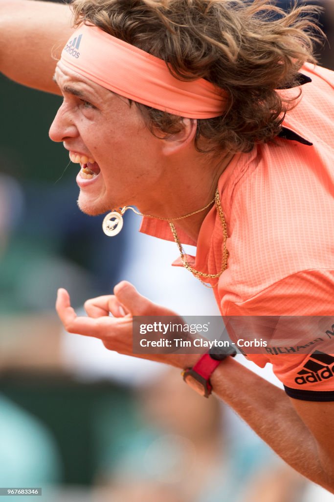 2018 French Open Tennis Tournament. Roland Garros.