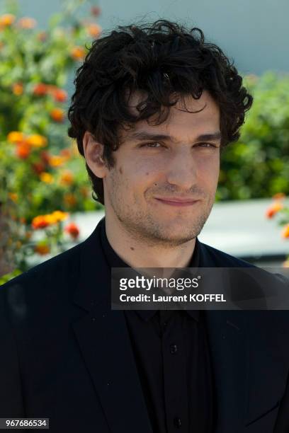 Actor Louis Garrel attends the 'Ismael's Ghosts ' photocall during the 70th annual Cannes Film Festival at Palais des Festivals on May 17, 2017 in...