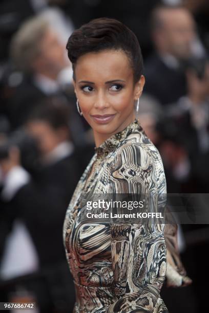 Sonia Rolland attends the 'Jeune & Jolie' premiere during The 66th Annual Cannes Film Festival at the Palais des Festivals on May 16, 2013 in Cannes,...