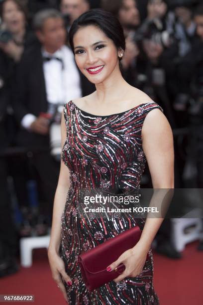 Maudy Koesnadi attends the Premiere of 'Inside Llewyn Davis' at The 66th Annual Cannes Film Festival on May 19, 2013 in Cannes, France.
