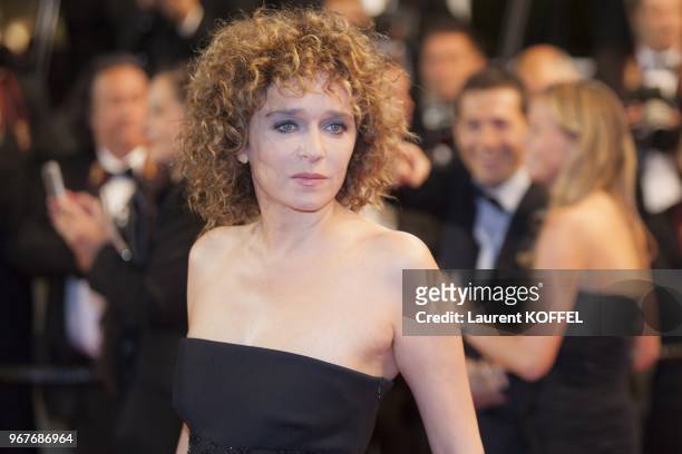 Director Valeria Golino attends the Premiere of 'Miele' during The 66th Annual Cannes Film Festival at Palais des Festivals on May 17, 2013 in...