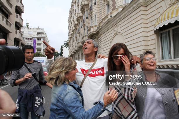 Sami Naceri drunk made a scandal in the street close to the Carlton in the festival of Cannes in May 14, 2011.