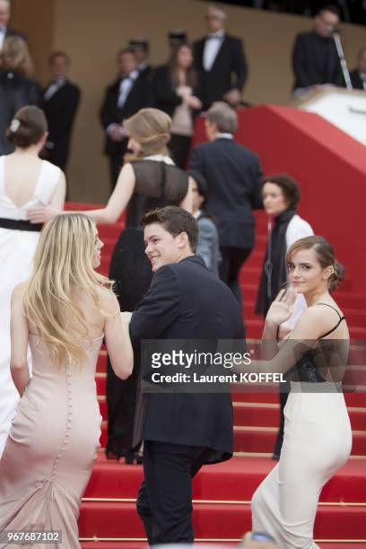 Claire Julien, Taissa Fariga, Katie Chang, Israel Broussard, Emma Watson and Sophia Coppola attend the 'Jeune & Jolie' premiere during The 66th...