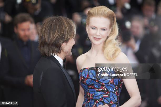 Keith Urban and Nicole Kidman attend the Premiere of 'Inside Llewyn Davis' at The 66th Annual Cannes Film Festival on May 19, 2013 in Cannes, France.