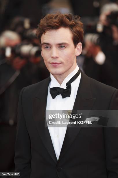 Sam Claflin attends the Premiere of 'Jimmy P. ' at The 66th Annual Cannes Film Festival on May 18, 2013 in Cannes, France.