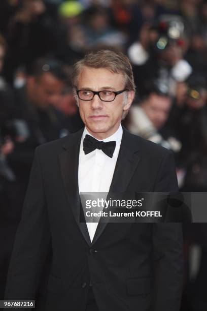 Jury member Christopher Waltz attends 'Inside Llewyn Davis' Premiere during the 66th Annual Cannes Film Festival at Palais des Festivals on May 19,...