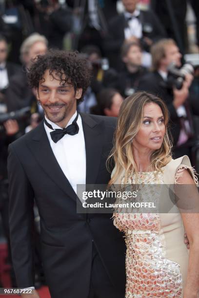 Tomer Sisley and his girlfriend attend 'Inside Llewyn Davis' Premiere during the 66th Annual Cannes Film Festival at Palais des Festivals on May 19,...