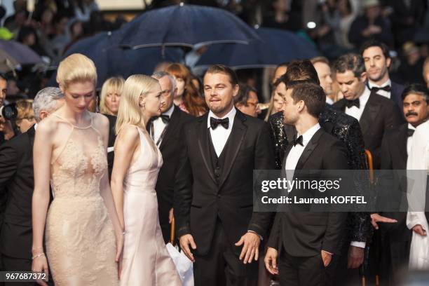 Australian actress Elizabeth Debicki, Carey Mulligan, Leonardo DiCaprio and Toby Maguire attend the Opening Ceremony and 'The Great Gatsby' Premiere...