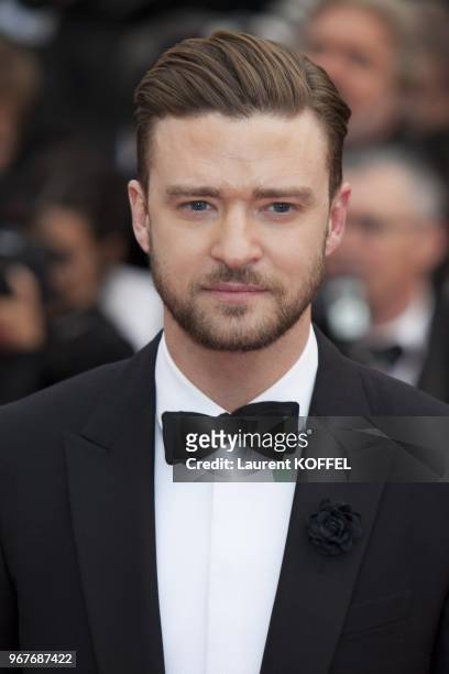 Justin Timberlake attends the Premiere of 'Inside Llewyn Davis' at The 66th Annual Cannes Film Festival on May 19, 2013 in Cannes, France.