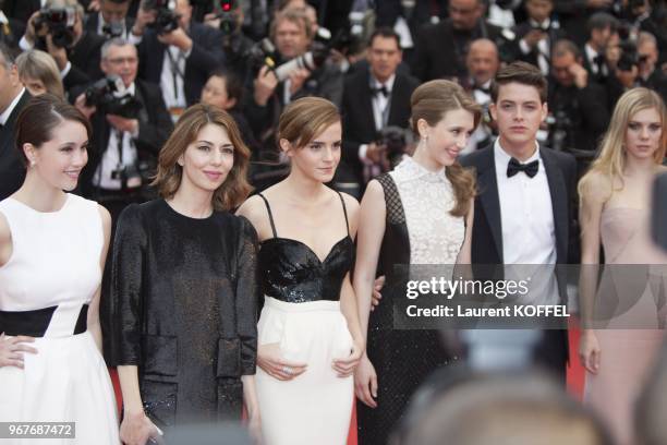 Claire Julien, Taissa Fariga, Katie Chang, Israel Broussard, Emma Watson and Sophia Coppola attend the 'Jeune & Jolie' premiere during The 66th...