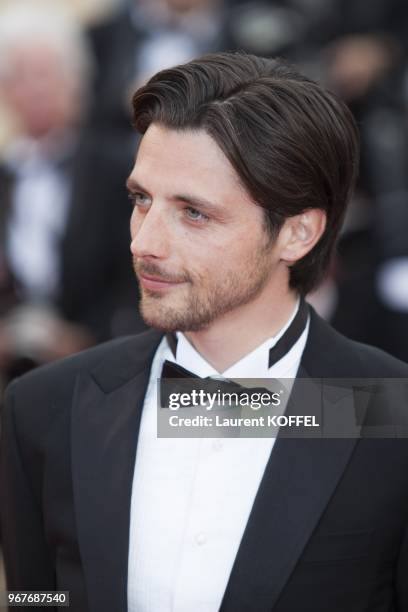 Raphael Personnaz attends 'Inside Llewyn Davis' Premiere during the 66th Annual Cannes Film Festival at Palais des Festivals on May 19, 2013 in...