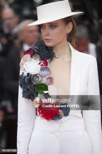 Olga Sorokina attends the Premiere of 'Inside Llewyn Davis' at The 66th Annual Cannes Film Festival on May 19, 2013 in Cannes, France.