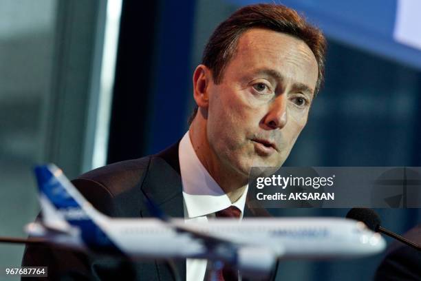 Portrait de Fabrice Bregier, Pdg d'Airbus, le 13 janvier 2014, Toulouse, France.