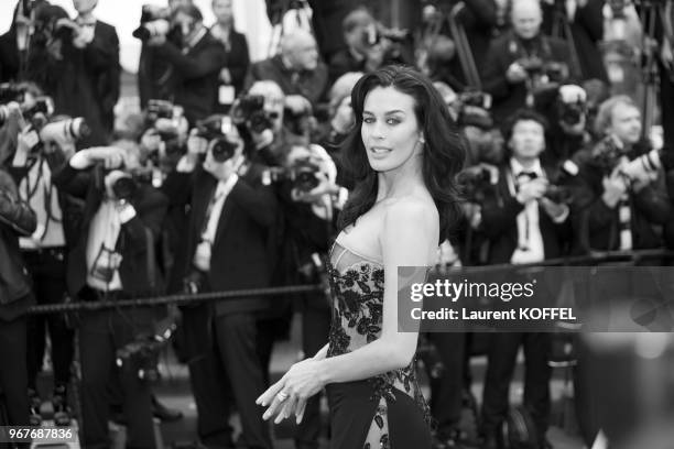 Megan Gale attends 'Jimmy P. ' Premiere during the 66th Annual Cannes Film Festival at Grand Theatre Lumiere on May 18, 2013 in Cannes, France.