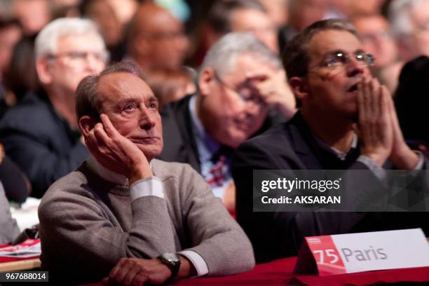 French Socialist party Congress on October 28, 2012 in Toulouse, southwestern France. Mayor of Paris Bertrand Delanoe.