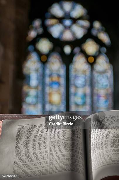 blessing in the church (vertical) - tinted window stock pictures, royalty-free photos & images