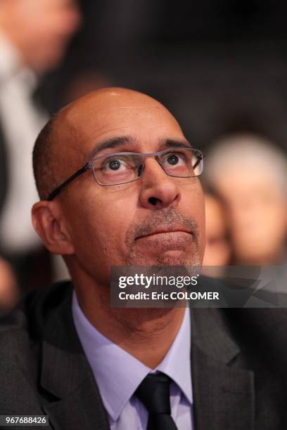 First secretary, Harlem Desir during the PS national congress on October 27, 2012 in Toulouse, southern France.