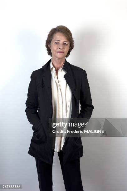 Portrait de l'actrice britannique Charlotte Rampling le 21 octobre 2013, Toulouse, France.