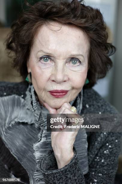 November 23: Portrait of French actress Leslie Caron in Toulouse, France on November 23, 2011.