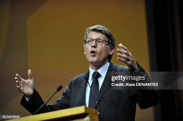 Le ministre de l'Education nationale Vincent Peillon assiste a l'ouverture du congres de la Ligue de l'enseignement, le 27 Juin, 2013 a Nantes, Ouest...