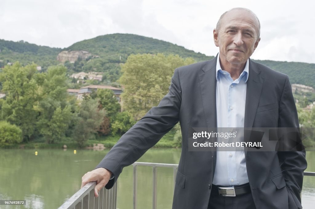 Le Senateur Maire Socialiste De Lyon Gerard Collomb