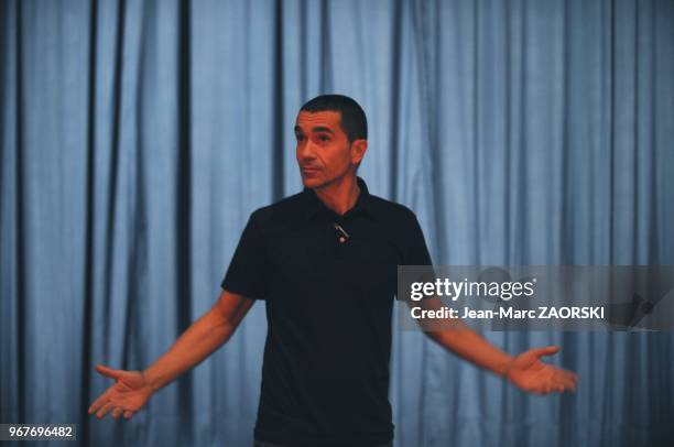Romeo Castellucci, Italian stage director and playwright, founder of the Societas Raffaello Sanzio just before The Four Seasons Restaurant at the...