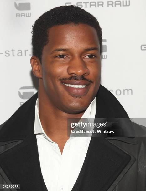 Actor Nate Parker attends the G-Star Raw Fall/Winter 2010 fashion show at Hammerstein Ballroom on February 16, 2010 in New York City.