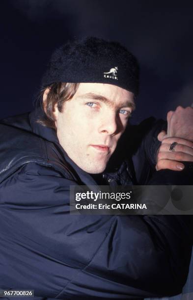 Portrait du DJ français Dee Nasty le 15 novembre 1991, France.